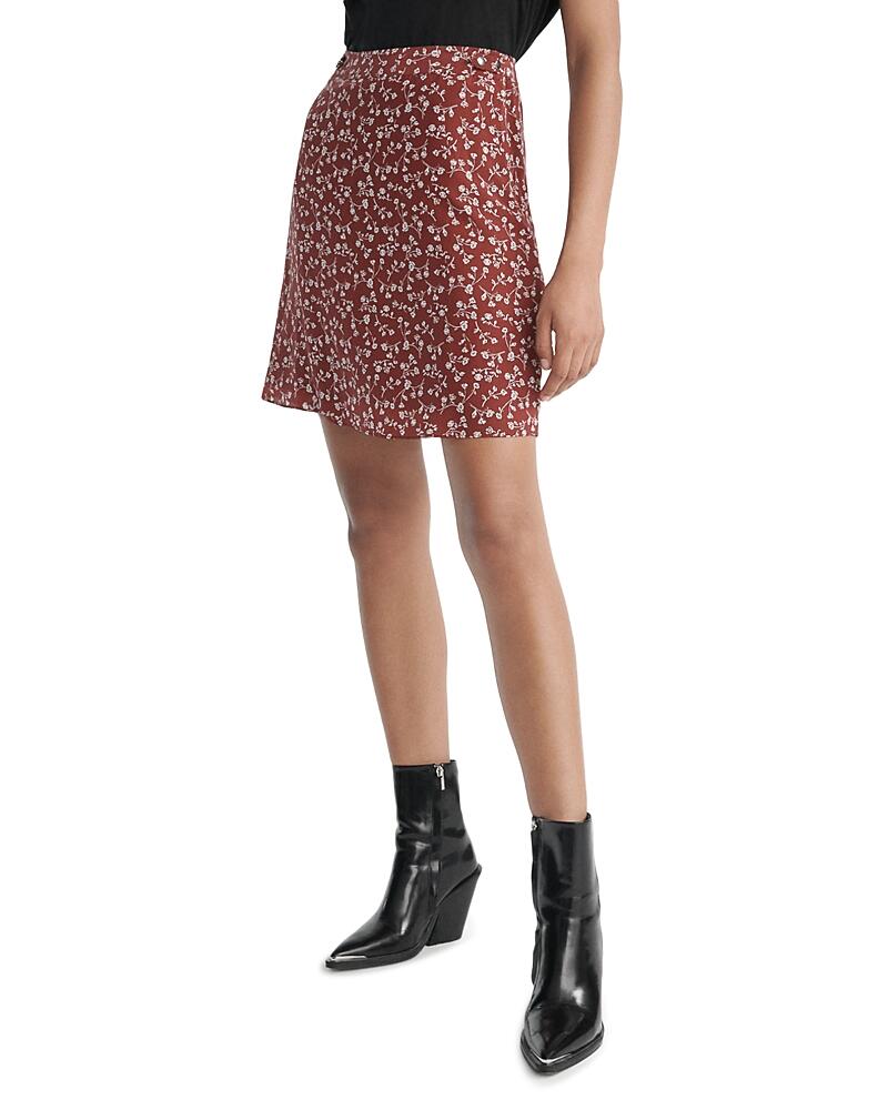 The Kooples Floral Print Mini Skirt Cover