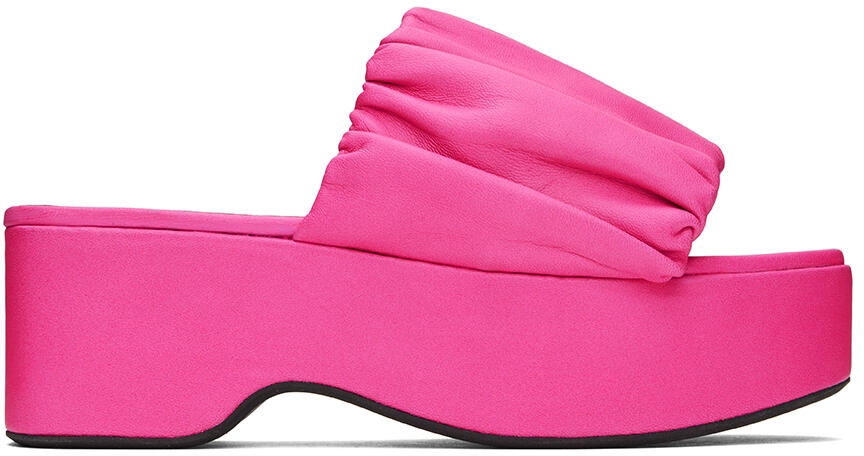 Staud Pink Nina Platform Sandals Cover