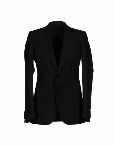 Roberto Cavalli Man Blazer Black Mohair wool, Virgin Wool Cover