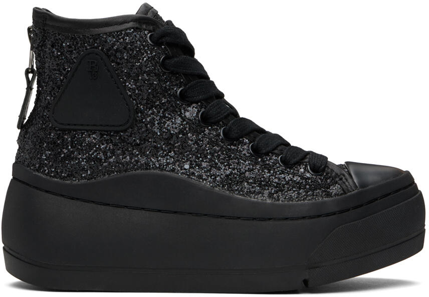 R13 Black Kurt High Top Sneakers Cover