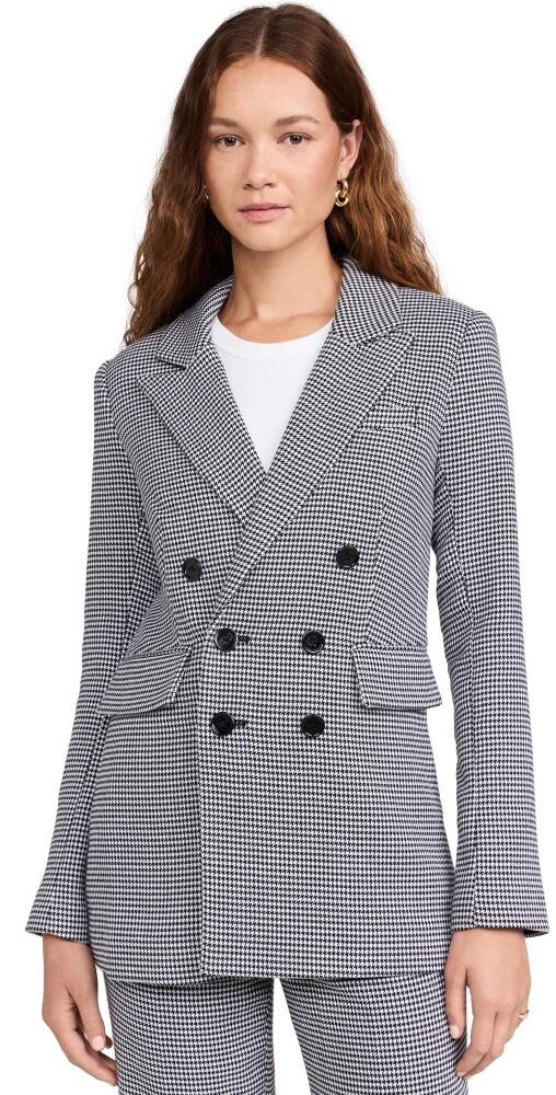 Favorite Daughter The Phoebe Blazer Micro Black/White Houndstooth Cover