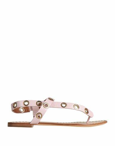 Trussardi Woman Thong sandal Pink Soft Leather Cover