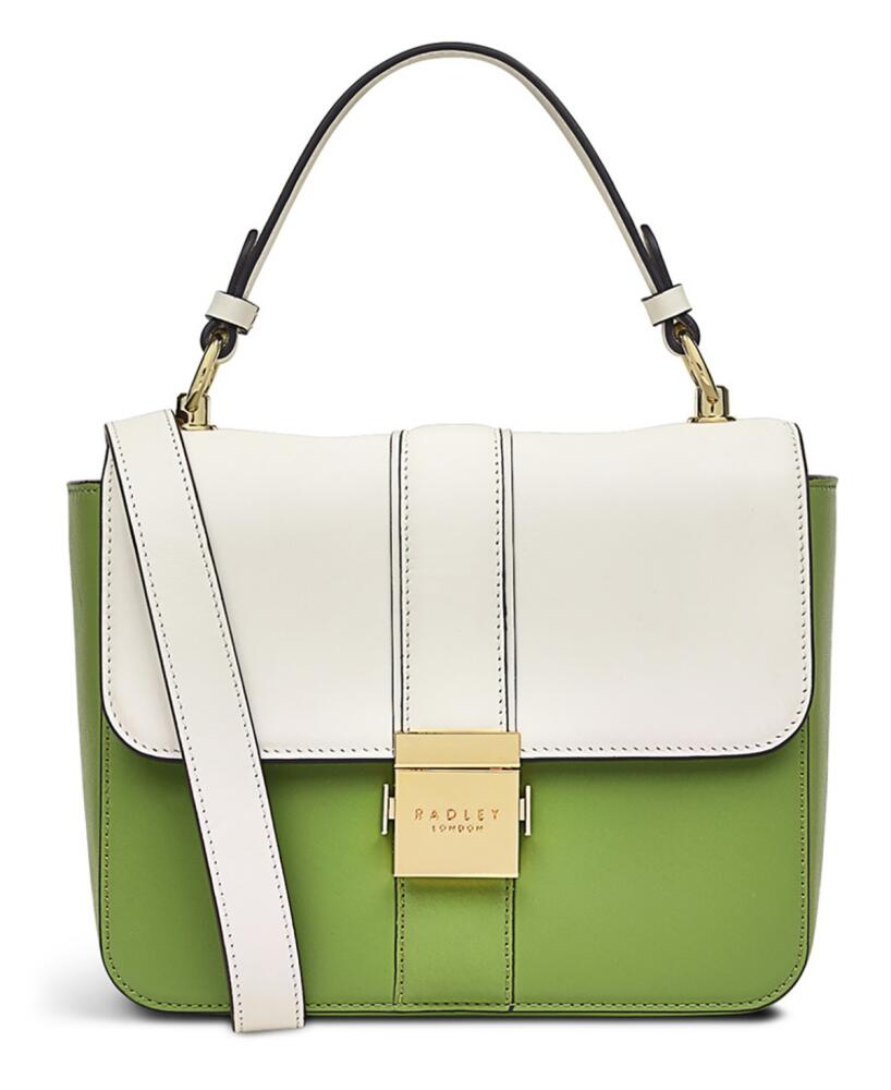 Radley London Hanley Close - Color Block Medium Flap Over Grab Handbag - Bonsai Cover