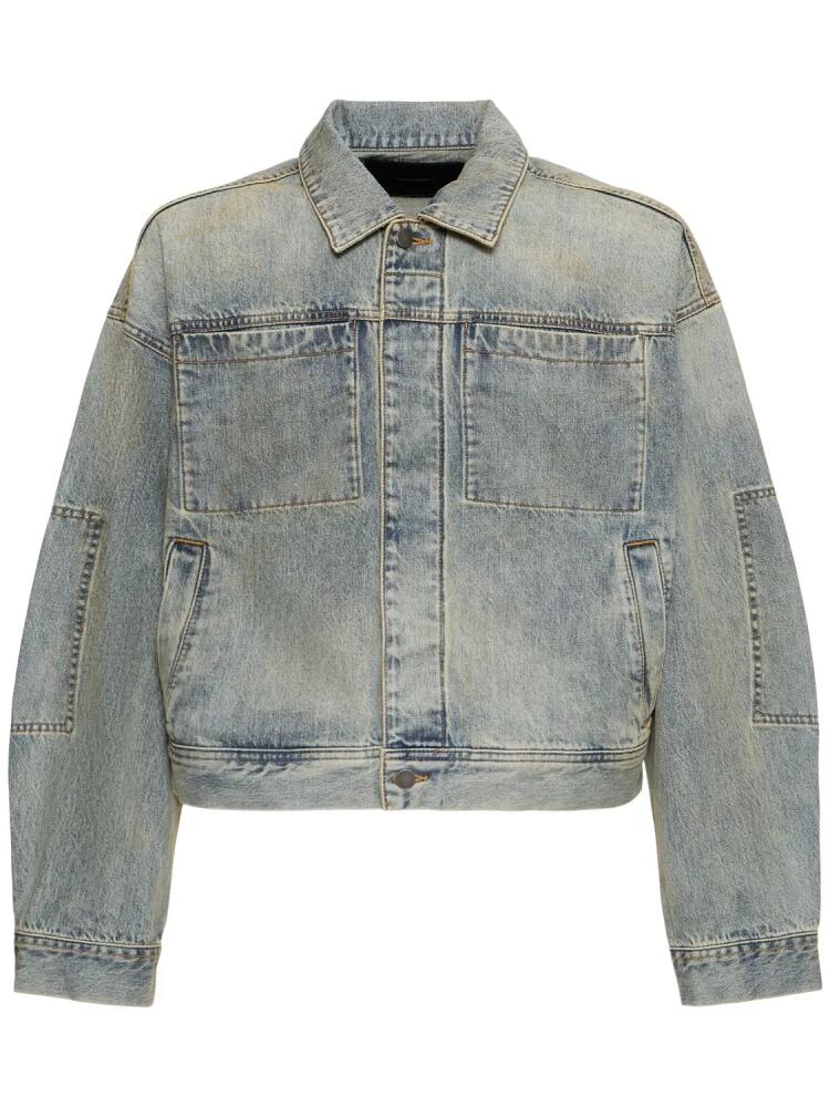 ENTIRE STUDIOS Gem Boxy Fit Denim Jacket Cover