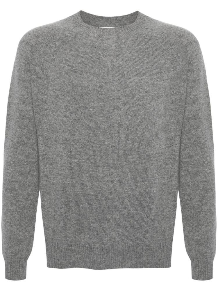 Jil Sander crew-neck wool-blend jumper - Grey Cover