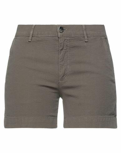 Kaos Jeans Woman Shorts & Bermuda Shorts Khaki Cotton, Elastane Cover