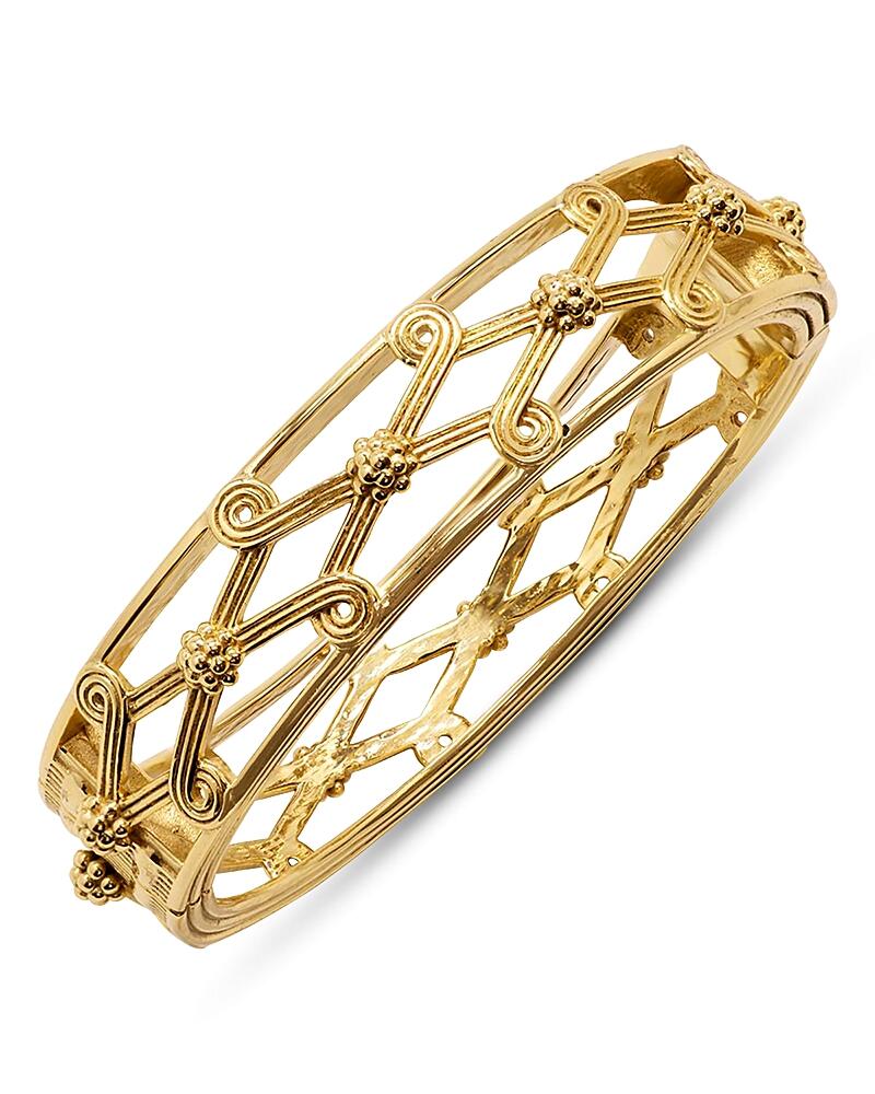 Capucine De Wulf Monique Lattice Bangle Bracelet in 18K Gold Plated Cover