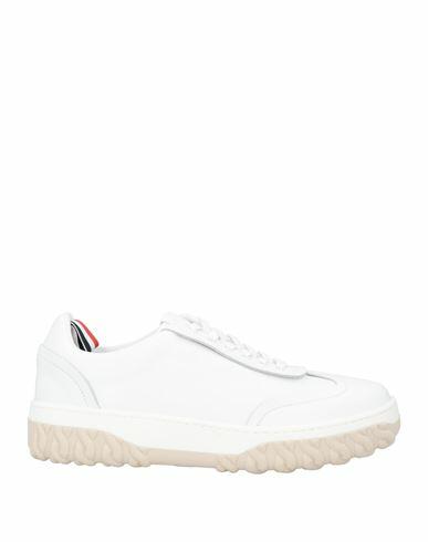 Thom Browne Man Sneakers White Calfskin Cover