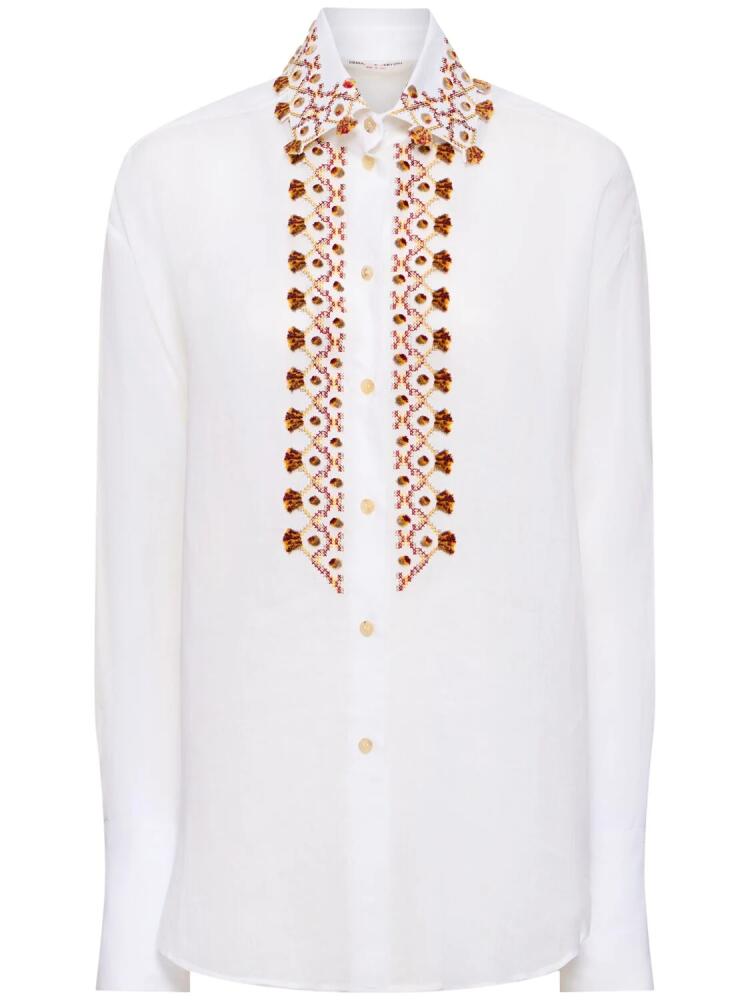 ERMANNO SCERVINO Embroidered Shirt Cover