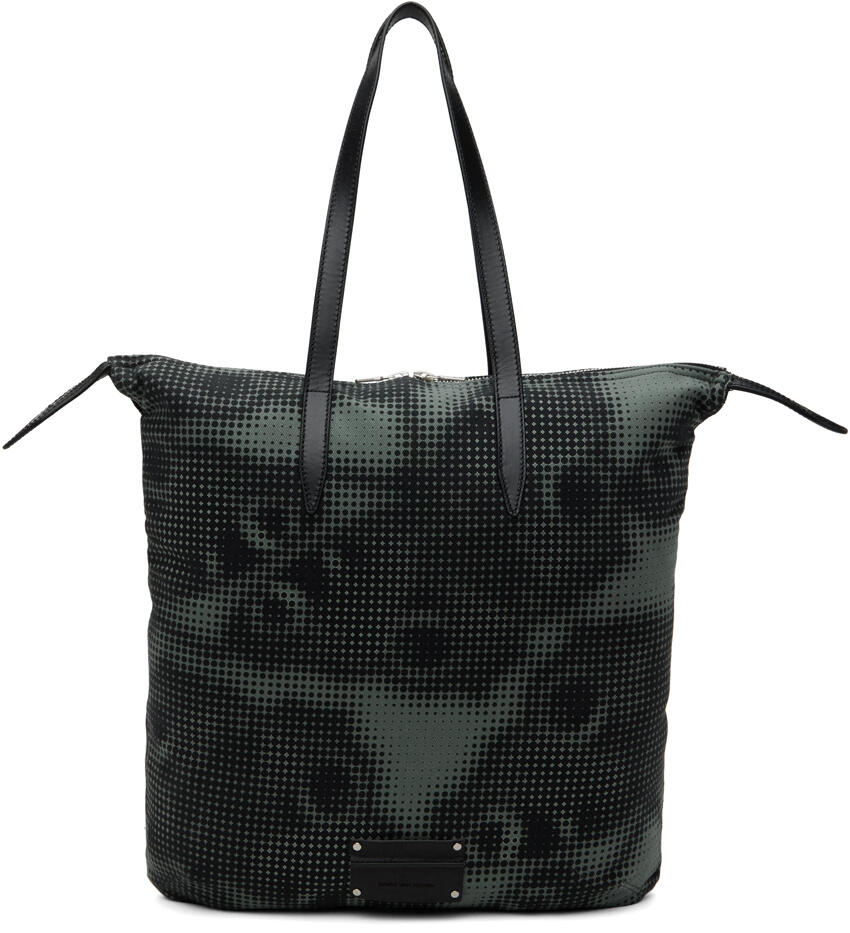 Dries Van Noten Gray Graphic Tote Cover