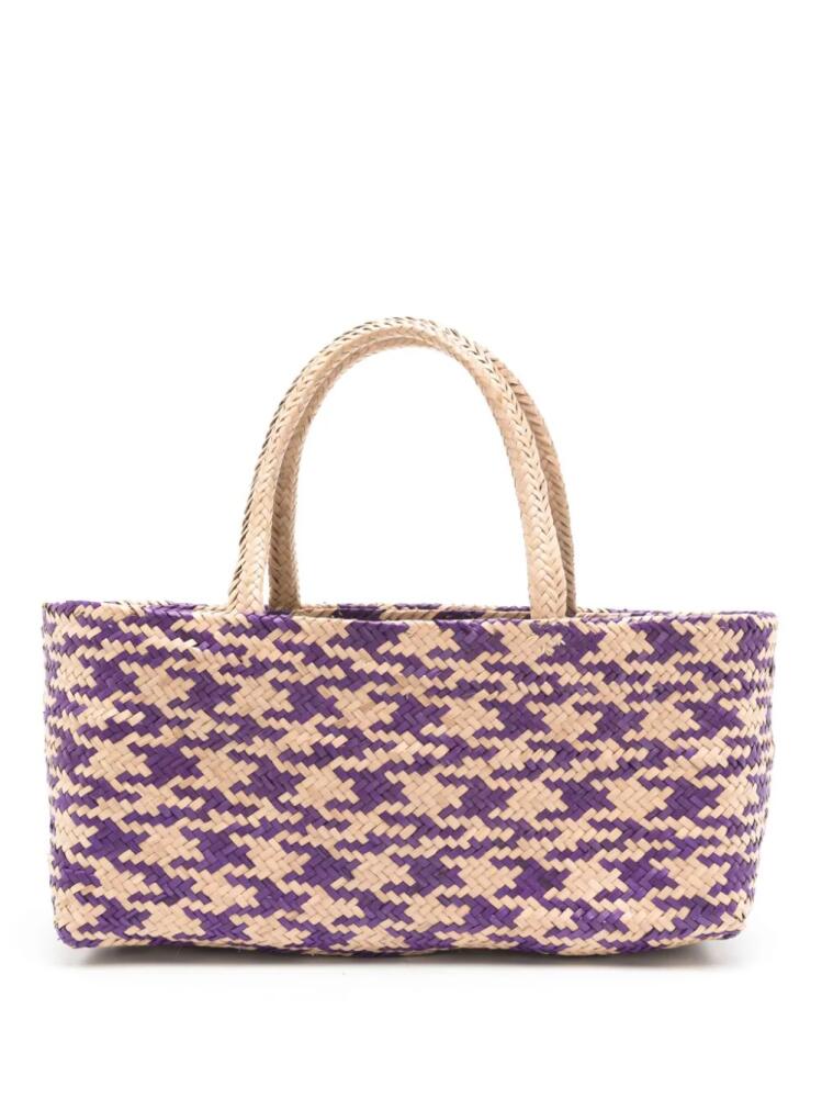 Nannacay medium Johanne straw tote bag - Multicolour Cover