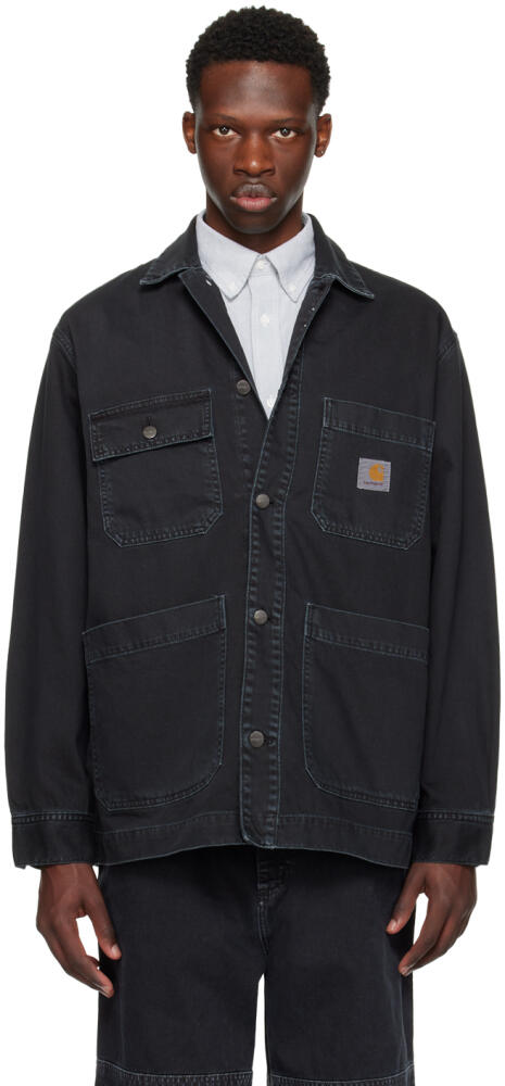 Carhartt Work In Progress Black Garrison Jacket Cover