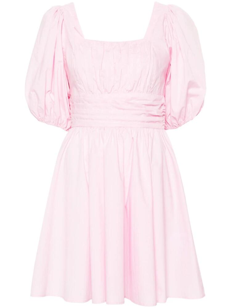 ROTATE BIRGER CHRISTENSEN pleated mini dress - Pink Cover