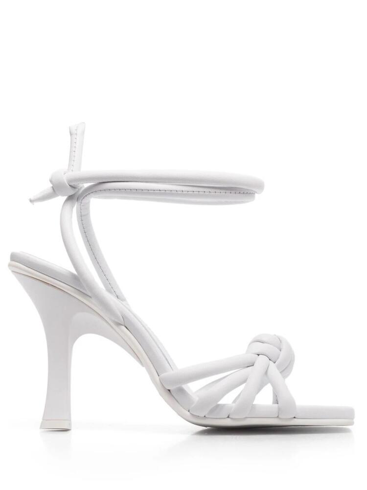 Le Silla Resort knot-detail sandals - White Cover