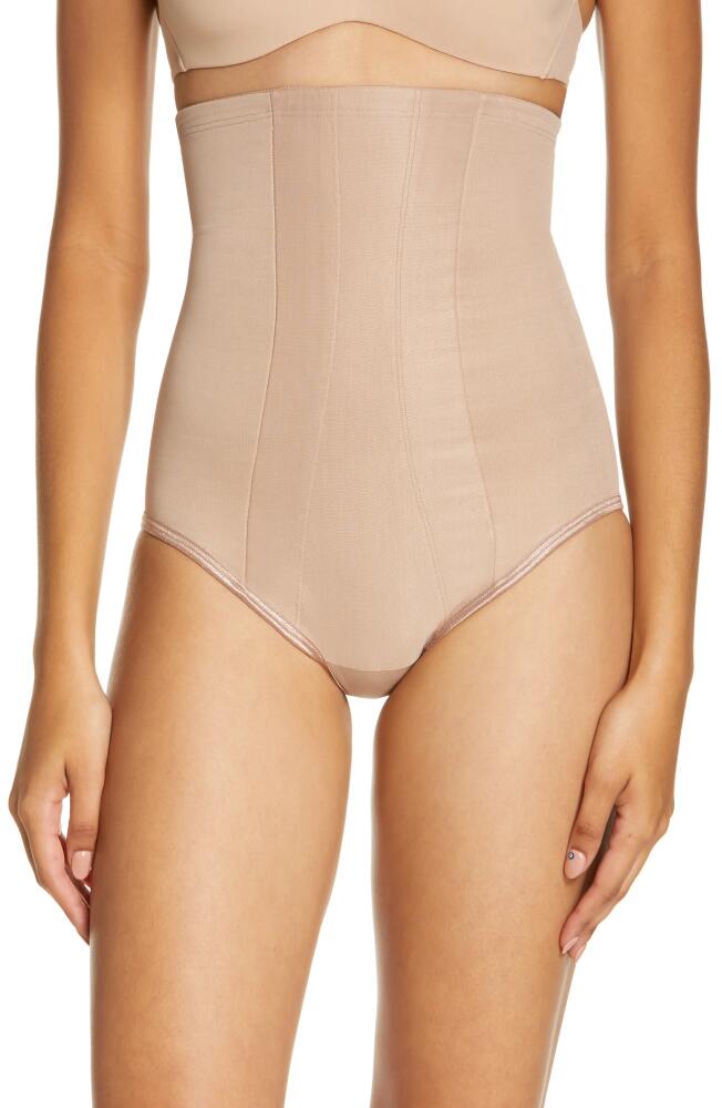 Miraclesuit High Waist Shaper Briefs in Stucco Cover