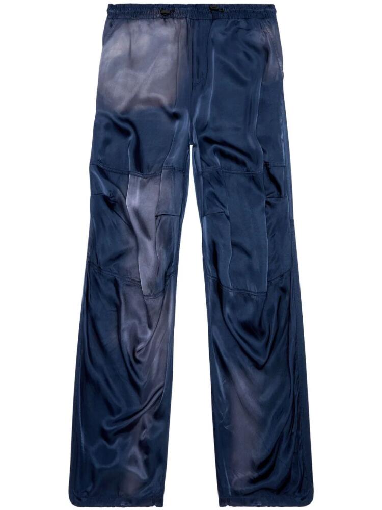 Diesel P-Marty wide-leg cargo trousers - Blue Cover