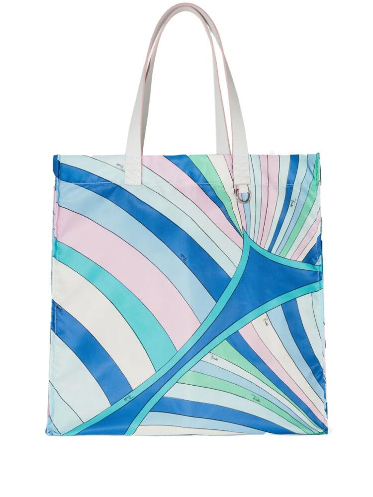 PUCCI Yummy Iride-print tote bag - Blue Cover