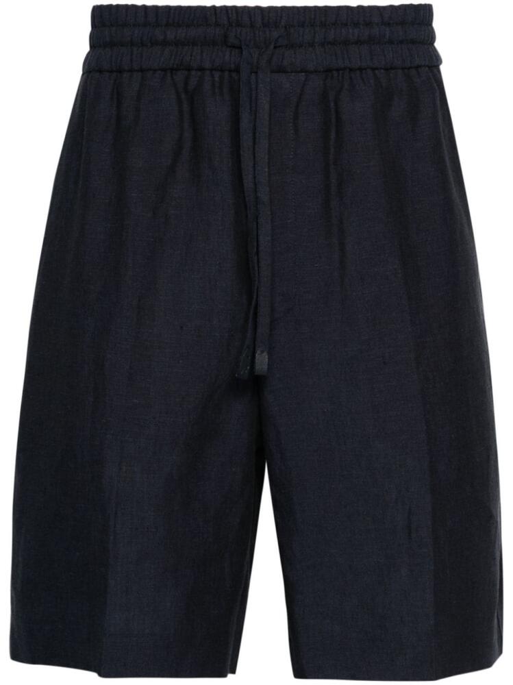 Brioni Asolo linen shorts - Blue Cover