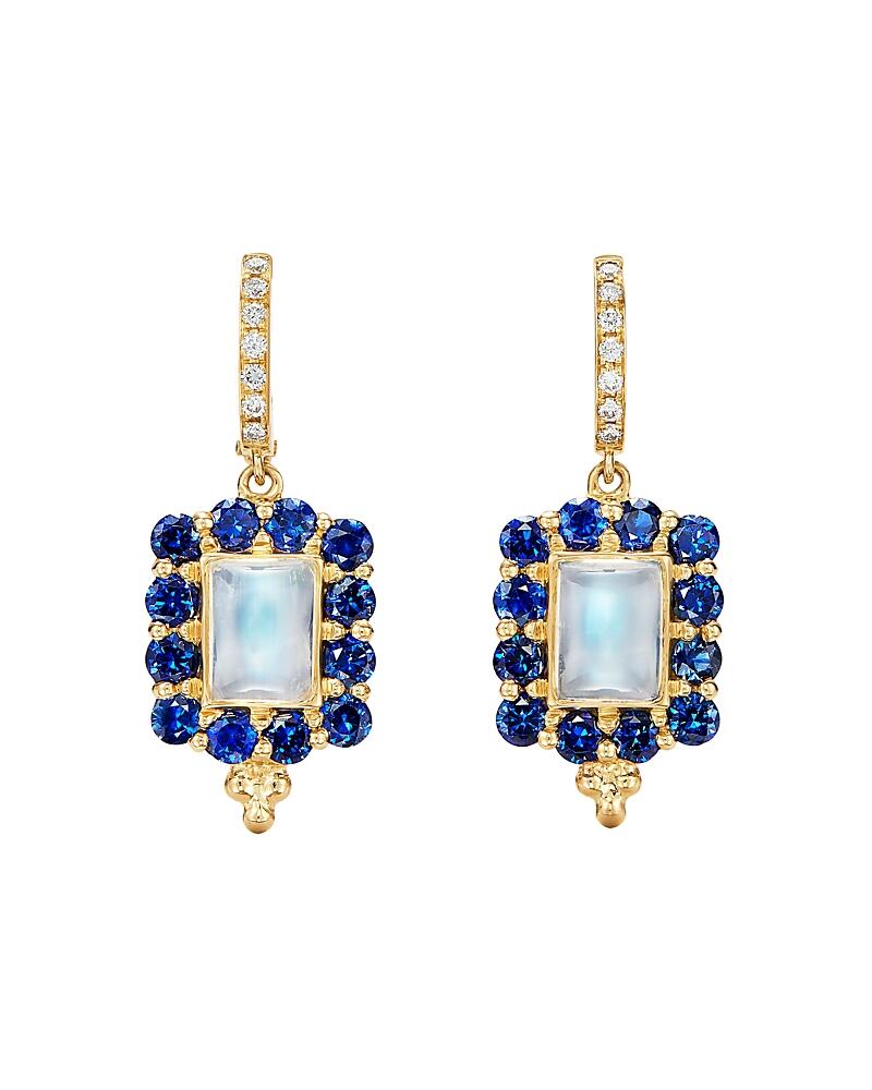 Temple St. Clair 18K Yellow Gold Color Theory Multi-Gemstone & Diamond Drop Earrings Cover