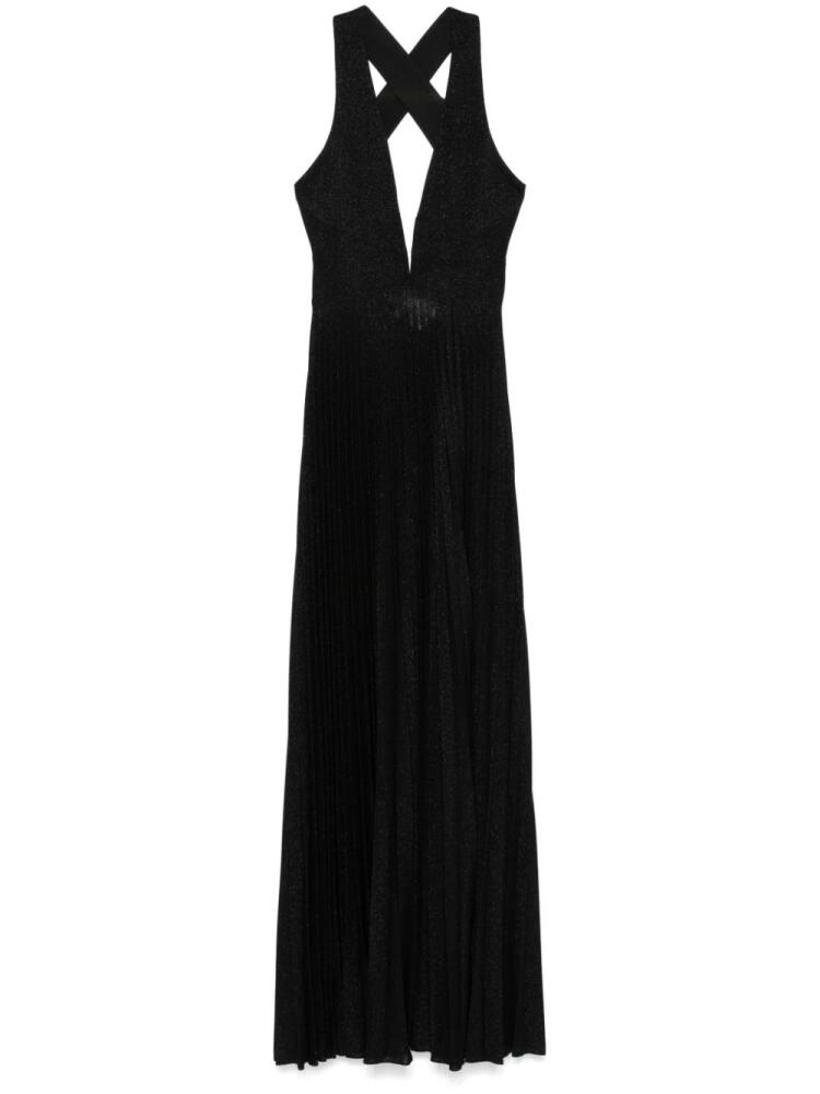 NISSA lurex gown - Black Cover