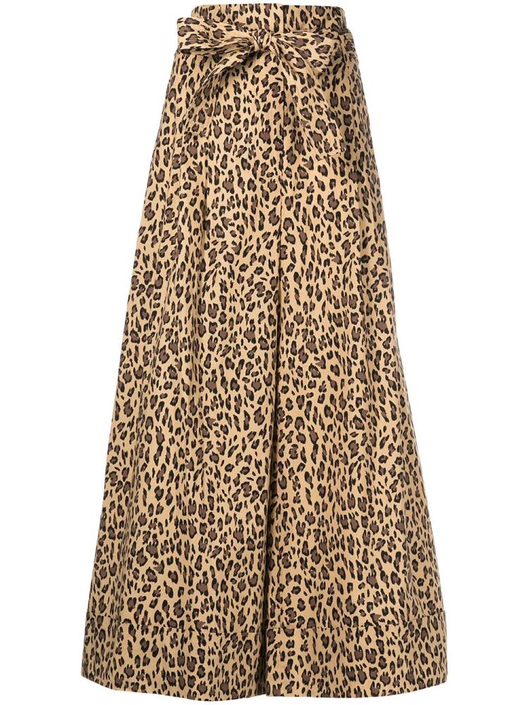 Adam Lippes high-waisted trousers - Brown Cover