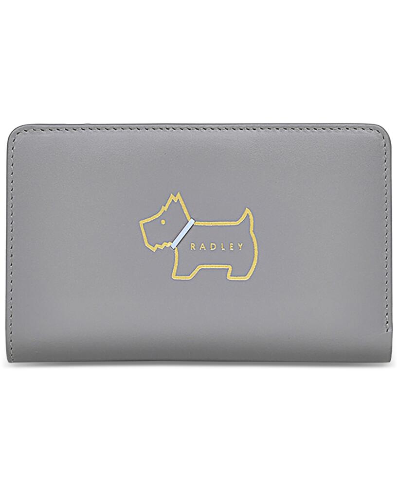 Radley London Women's Heritage Dog Outline Mini Flap Over Wallet - Cloud Burs Cover