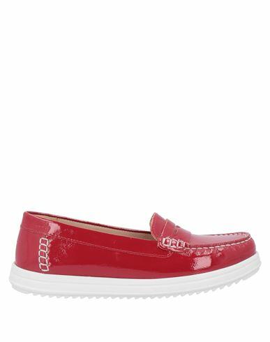 Geox Woman Loafers Red Soft Leather Cover