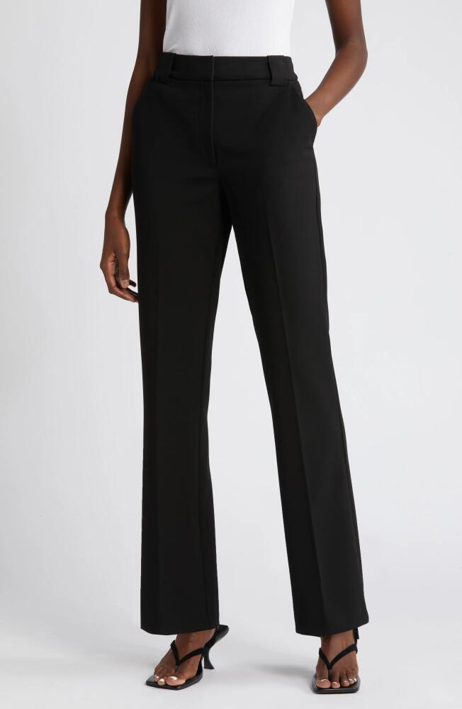 Nordstrom Slim Flare Pants in Black Cover