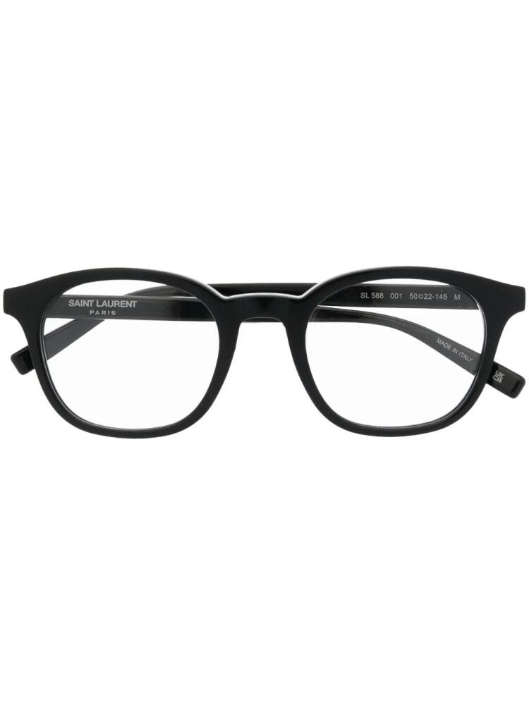 Saint Laurent Eyewear round-frame glasses - Black Cover