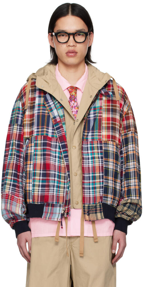 Engineered Garments Multicolor Patchwork Bomber Jacket Cover