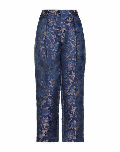 Aglini Woman Pants Midnight blue Polyester, Acetate Cover