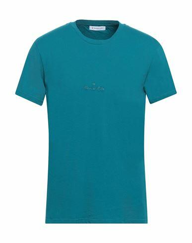 Manuel Ritz Man T-shirt Deep jade Cotton Cover