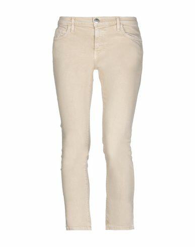 Current/elliott Woman Jeans Beige Cotton, Elastane Cover