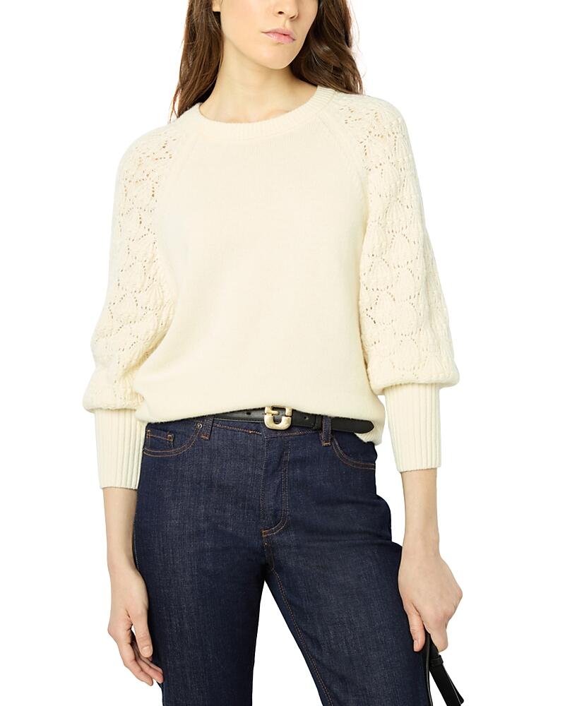 Gerard Darel Joelyne Pointelle Sleeve Sweater Cover