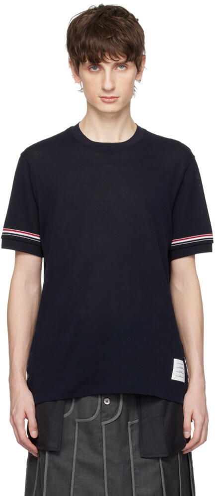 Thom Browne Navy Striped T-Shirt Cover