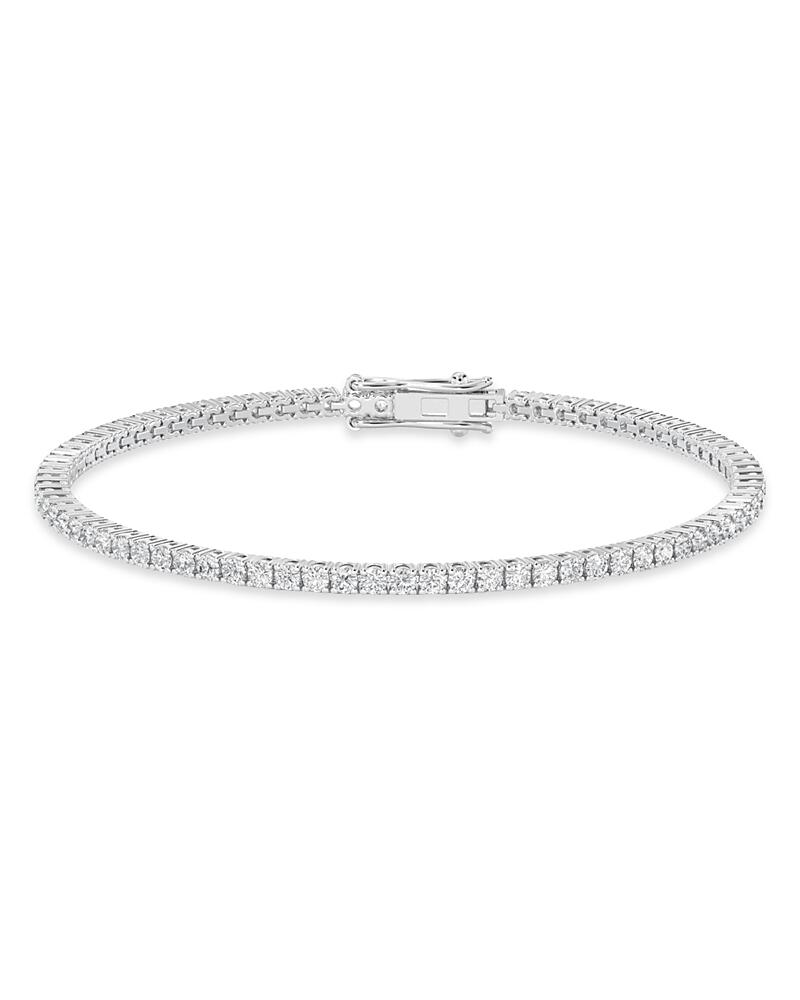 De Beers Forevermark Classic Diamond Tennis Bracelet in 18K White Gold, 4.00 ct. t. w. Cover