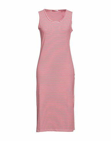 Massimo Rebecchi Woman Midi dress Red Cotton, Elastane Cover