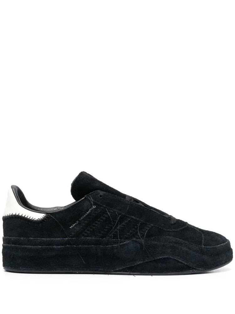 Y-3 suede low-top sneakers - Black Cover