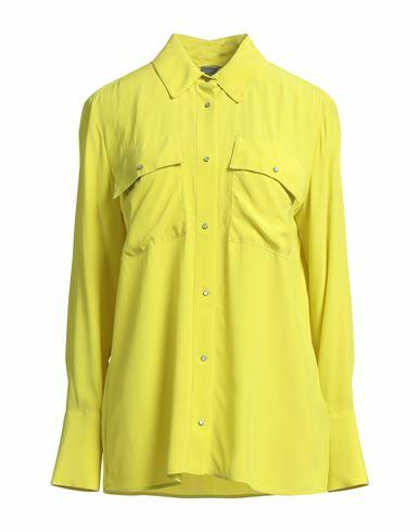 Lorena Antoniazzi Woman Shirt Acid green Acetate, Silk Cover