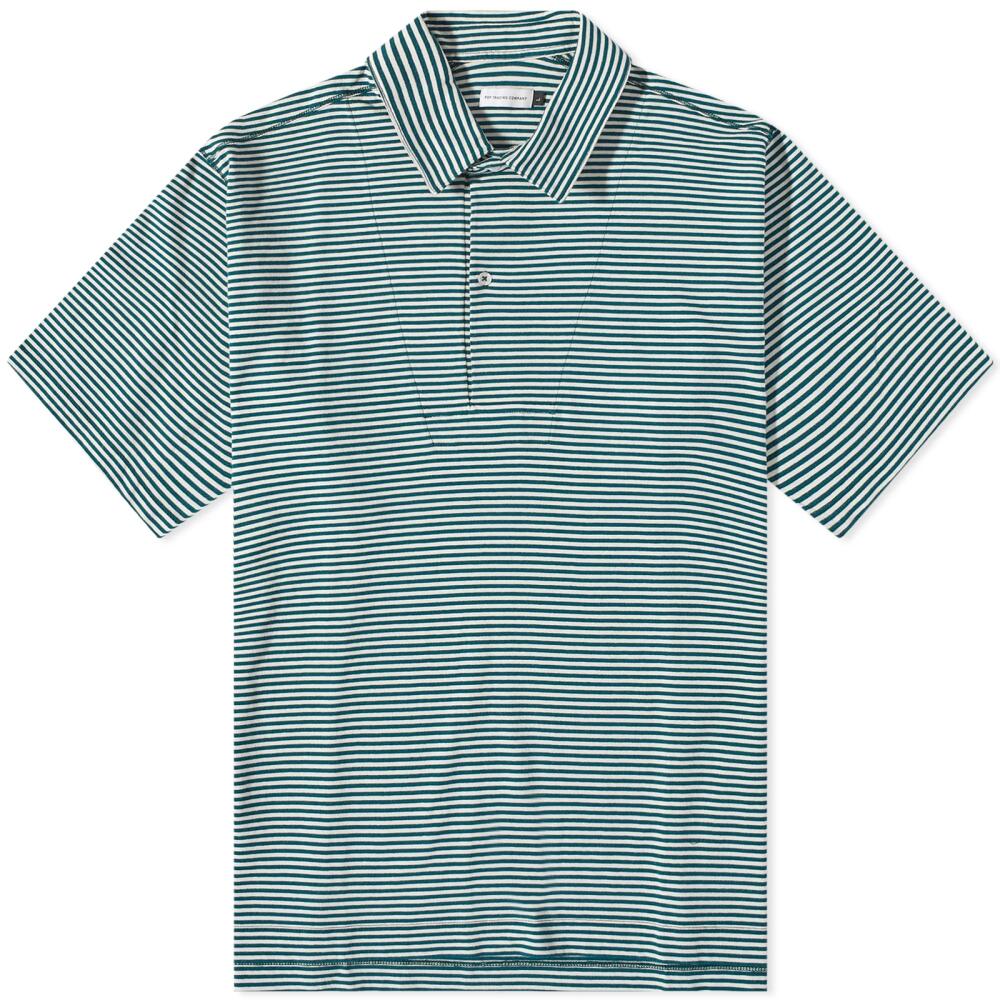 Pop Trading Company Men's x Gleneagles by END. Ministriped Shirt in Dark Green/White Pepper Cover