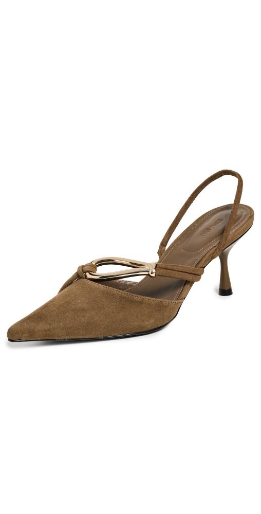 SIMKHAI Love Knot Slingbacks Palm Cover