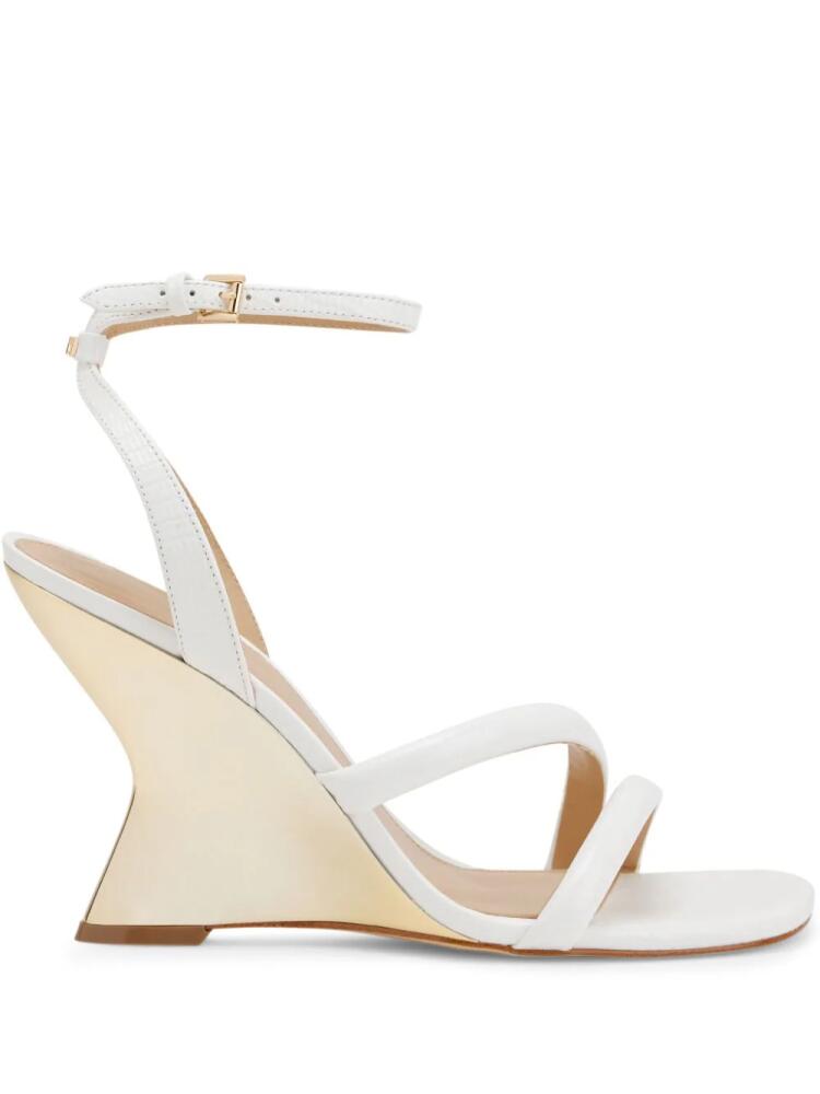 Michael Kors Nadina platform leather sandals - White Cover