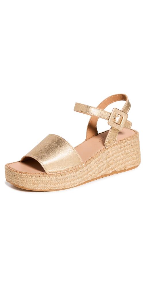 Naguisa Rall Sandals Gold Metal Cover