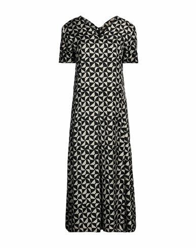 's Max Mara Woman Midi dress Black Silk Cover