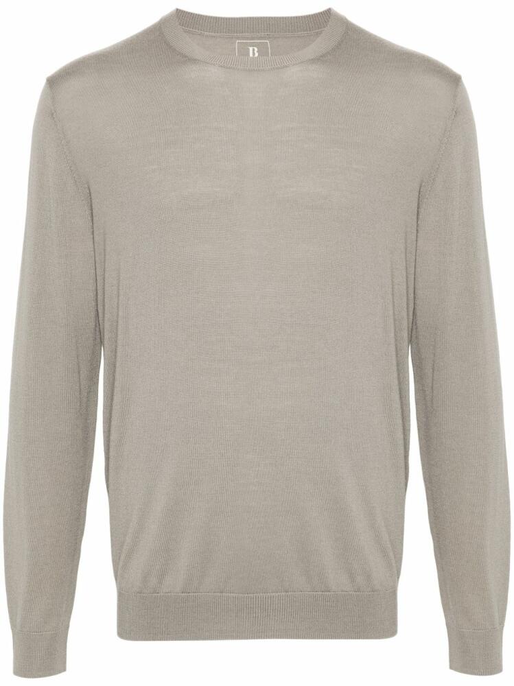 Boggi Milano crew neck jumper - Neutrals Cover