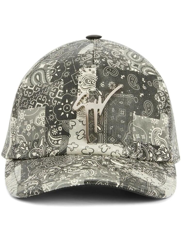 Giuseppe Zanotti paisley-print baseball cap - Black Cover