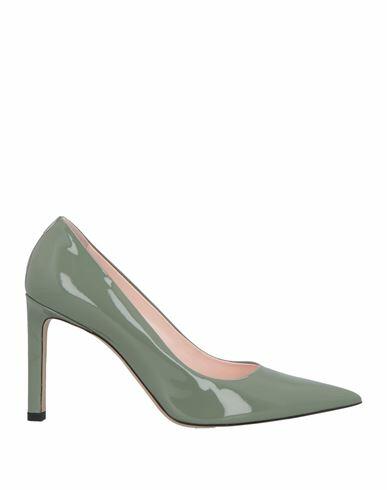 Boss Woman Pumps Sage green Leather Cover