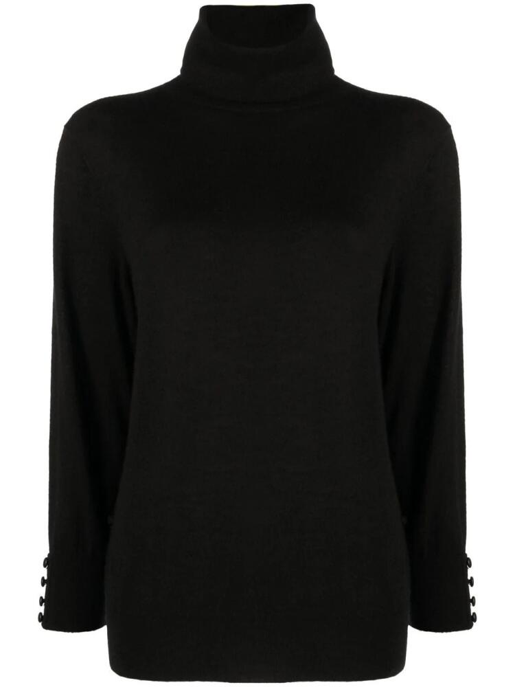 Max & Moi cashmere rollneck jumper - Black Cover