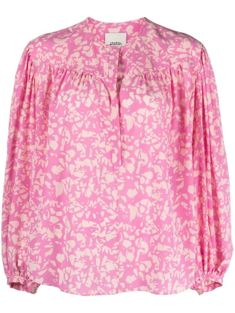 ISABEL MARANT long-sleeve blouse - Pink Cover