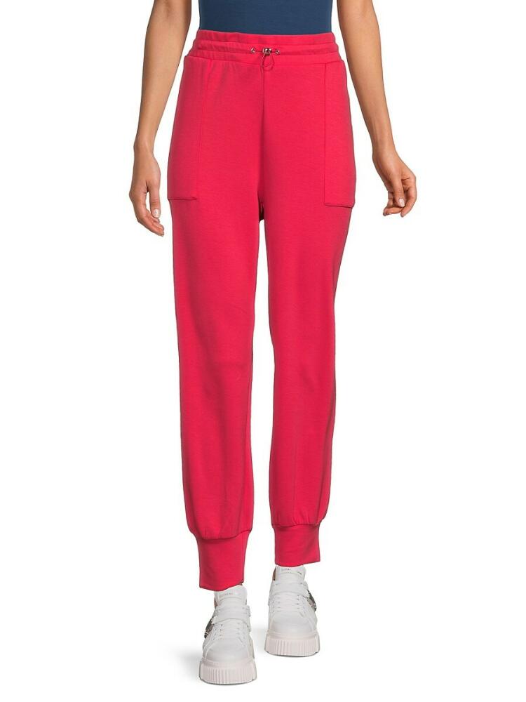 Nanette Lepore Women's Scuba Knit Joggers - Geranium Cover